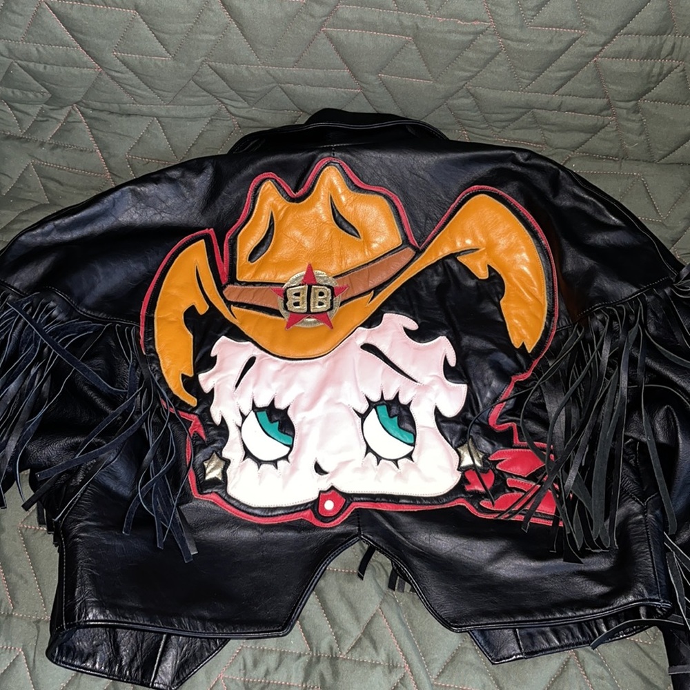 Vintage Betty Boop Leather jacket excellent condition